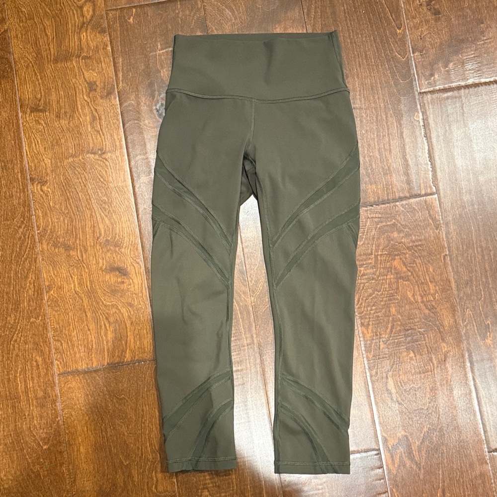 Lululemon Wunder Under High-Rise Crop 21” Mesh